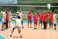 تمرین تیم ملی والیبال ایران