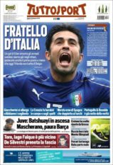عناوین روزنامه توتو اسپورت ایتالیا29 خرداد 95