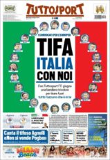 عناوین روزنامه توتو اسپورت ایتالیا12 خرداد 95