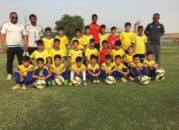 بازدید بازیکن و مربی فولاد از آکادمی هیئت فوتبال خوزستان