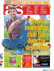 عناوین روزنامه آ.اس اسپانیا 23 تیر 95