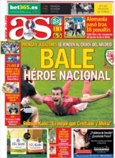 عناوین روزنامه آ.اس اسپانیا 13 تیر 95