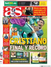 عناوین روزنامه آ.اس اسپانیا 17 تیر 95