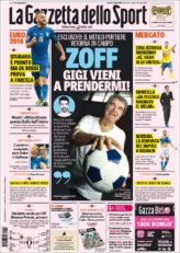 عناوین روزنامه گازتا دلو اسپورت ایتالیا 11 تیر 95