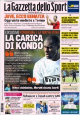 عناوین روزنامه گازتا دلو اسپورت ایتالیا 24 تیر 95