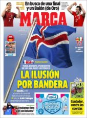 عناوین روزنامه مارکا اسپانیا 13 تیر 95