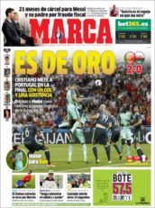 عناوین روزنامه مارکا اسپانیا 17 تیر 95