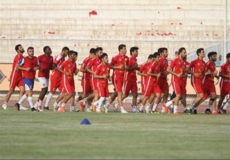 تمرین تیم نفت