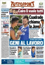 عناوین روزنامه توتو اسپورت ایتالیا 17 تیر 95