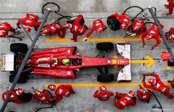 حرکت جالب و خطرناک - فرمول یک