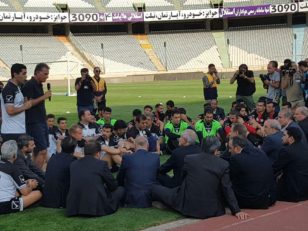 تمرین تیم ملی فوتبال