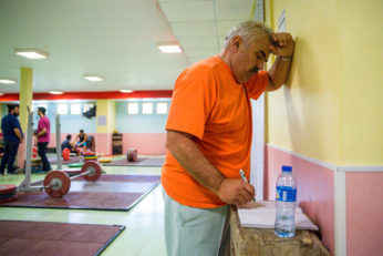 ایوان گارچف بلغاری مشاور تیم وزنه برداری