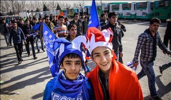 ورزشگاه آزادی _ هواداران استقلال و پرسپولیس