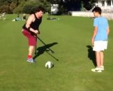 دریبل و شوت تکنیکی