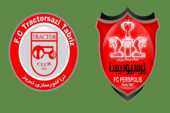 بازی تراکتورسازی تبریز و پرسپولیس تهران