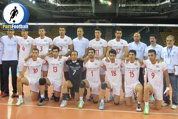 تیم والیبال ب ایران