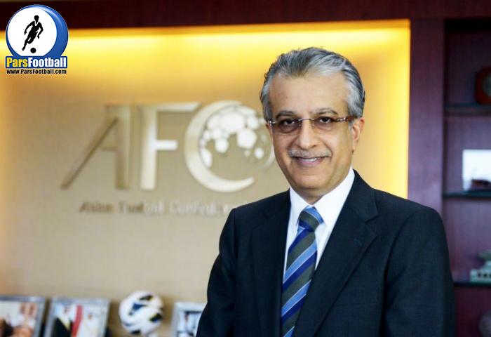شیخ سلمان رئیس کنفدراسیون فوتبال آسیا