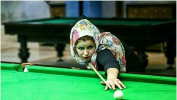 اکرم محمدی بازیکن بیلیارد ایران