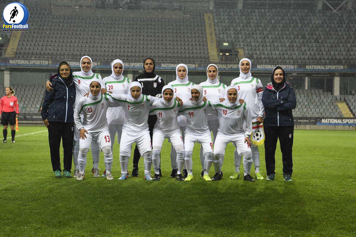 گزارش تصویری از بازی دوستانه تیم‌های ملی فوتبال زنان ایران و سوئد در گوتنبرگ
