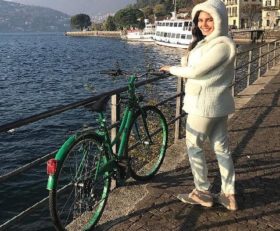 دوچرخه سواری الناز شاکردوست