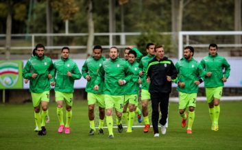 تمرینات تیم ملی فوتبال