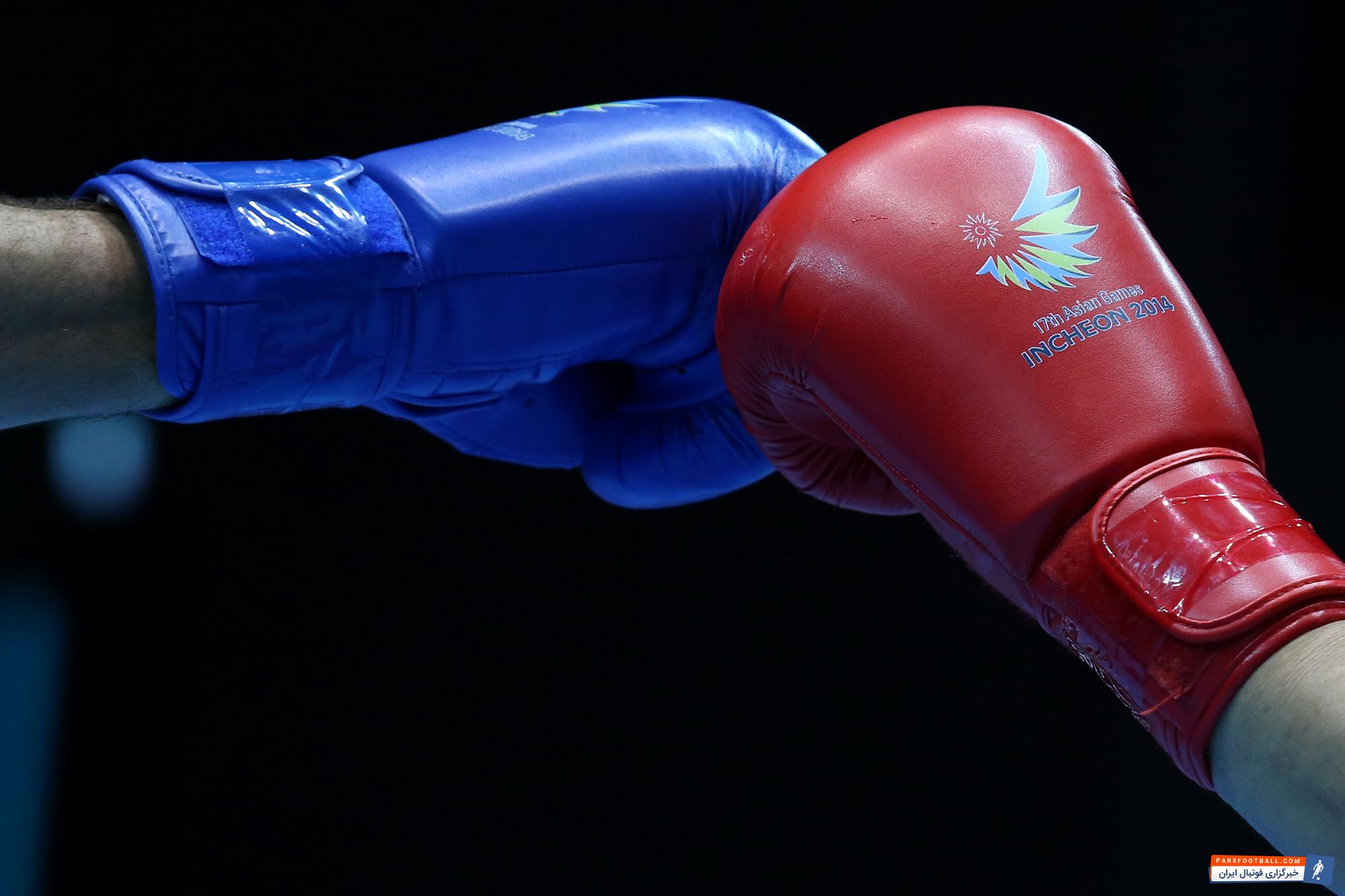 داور مسابقه بوکس - حسین نهرودی - روح‌الله حسینی