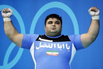 حاج حسین رضا زاده قهرمان وزنه برداری جهان و المپیک