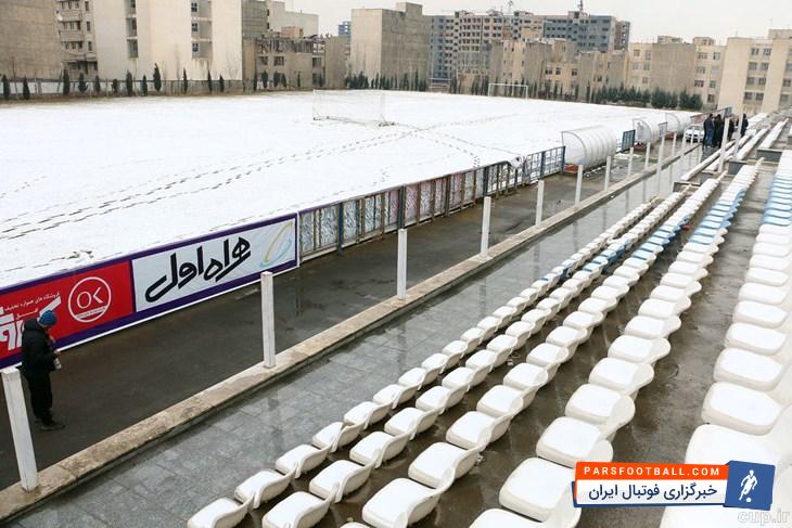 تمرین استقلال در برف