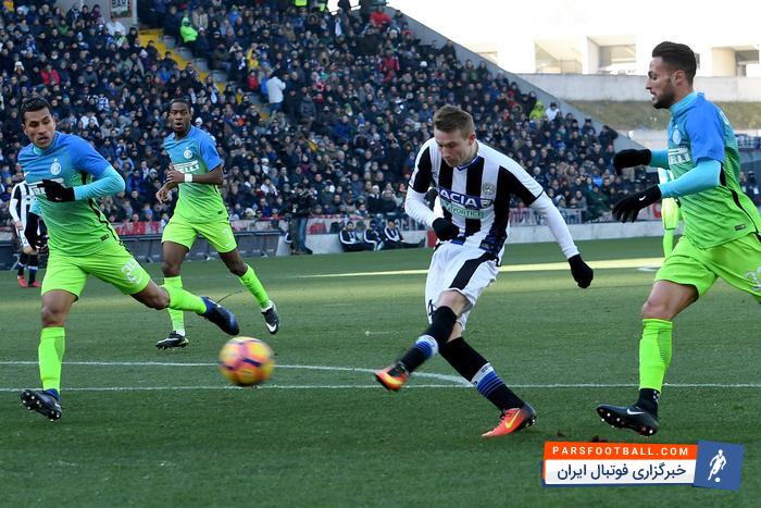 اینتر - دیدار تیم های اودینزه و اینتر