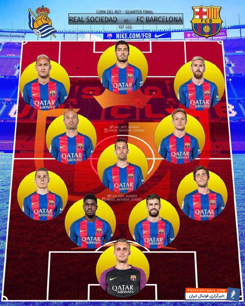ترکیب تیم بارسلونا