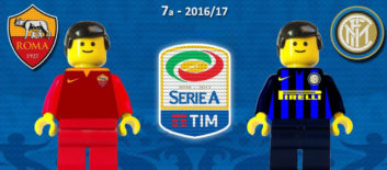 شبیه سازی با لگو خلاصه بازی دو تیم اینتر 1-3 رم