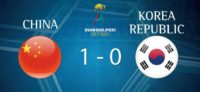 خلاصه بازی تیم های چین و کره جنوبی