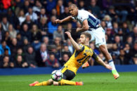 عملکرد موستفایی بازیکن آرسنال در دیدار برابر وست برومویچ