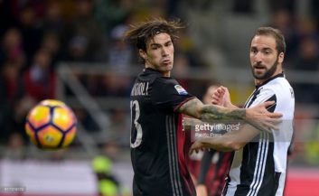 عملکرد رومانیولی بازیکن آث میلان در دیدار برابر یوونتوس