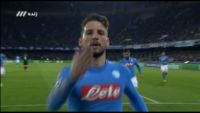 گل اول تیم فوتبال ناپولی به رئال مادرید