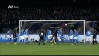 گل اول تیم فوتبال رئال مادرید به ناپولی