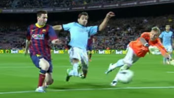 عملکرد اعجاب انگیز مسی ستاره بارسلونا در برابر سلتاویگو
