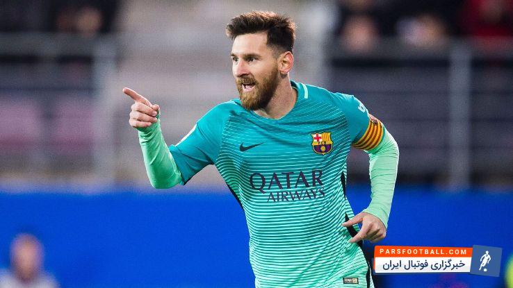 عملکرد مسی فوق ستاره بارسلونا در مقابل خیخون