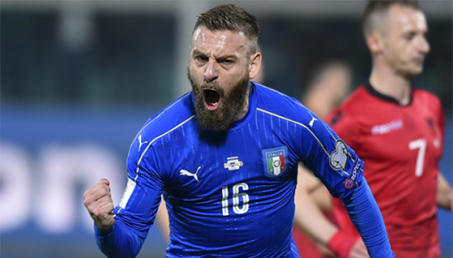 دیدار تیم ملی ایتالیا برابر آلبانی