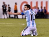 عملکرد مسی بازیکن آرژانتین در دیدار برابر شیلی