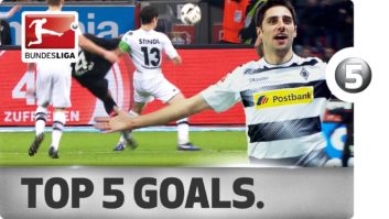 مجموعه 5 گل دیدنی استندل برای مونشن گلادباخ در بوندس لیگا آلمان