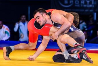 میثم نصیری قهرمان کشتی ایران