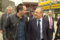 ملاقات پرز رئیس باشگاه رئال مادرید با هواداران در ایبار