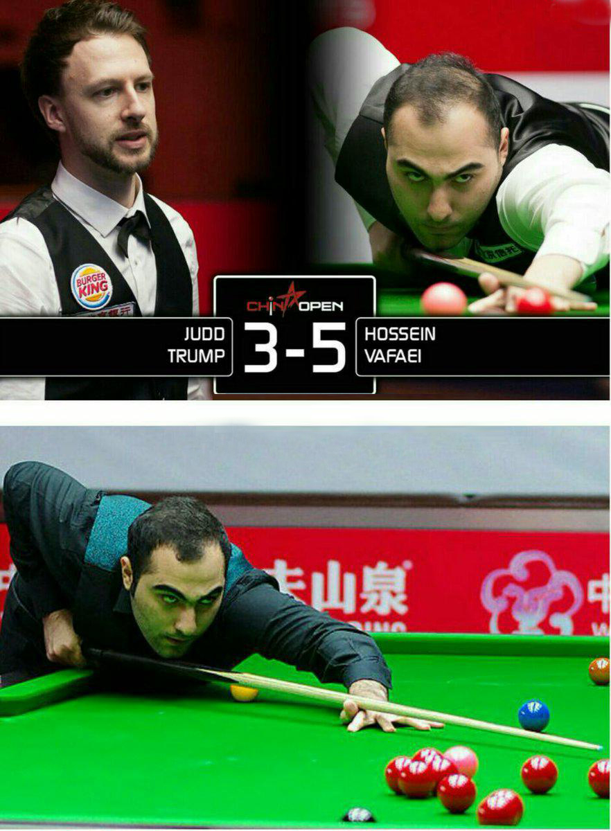 حسین وفایی - ترامپ - اسنوکر