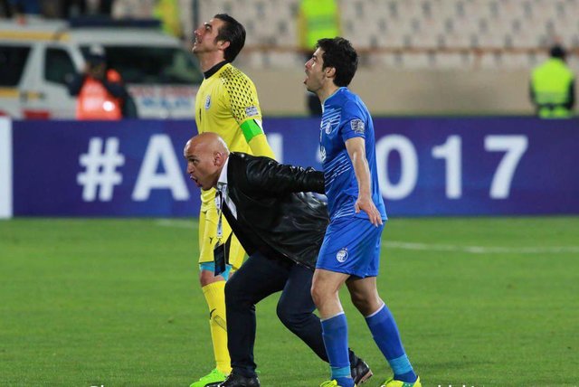 رحمتی و حیدری در کنار منصوریان