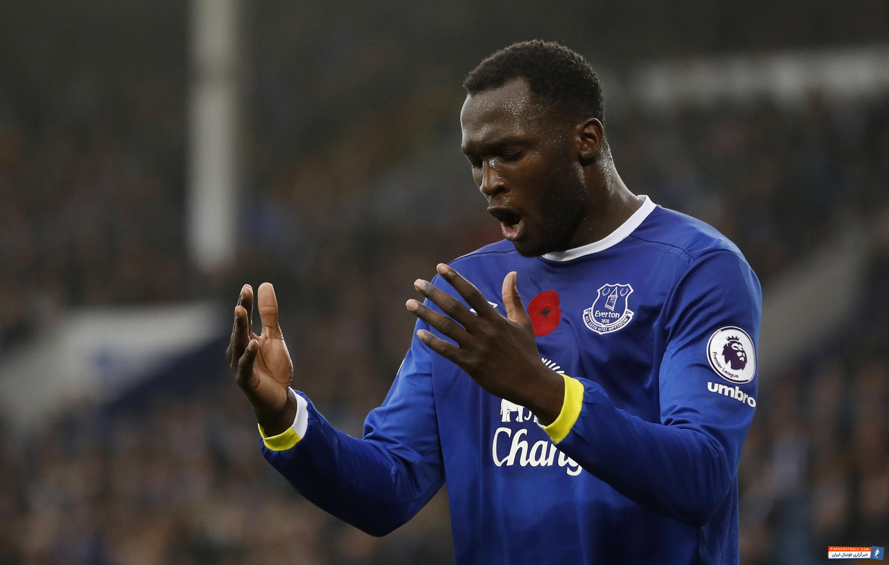 عملکرد لوکاکو مهاجم اورتون در دیدار برابر منچستریونایتد