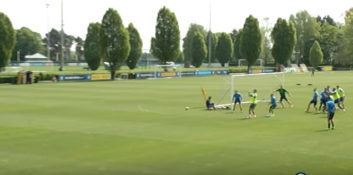 تمرینات تیم فوتبال اینتر (96/01/23)