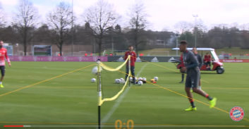 تمرینات جالب تیم فوتبال بایرن مونیخ