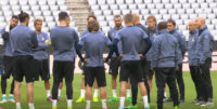 تمرینات تیم فوتبال رئال مادرید پیش از دیدار برابر بایرن مونیخ