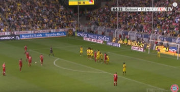 گل فوق العاده ریبری بازیکن بایرن مونیخ به دورتموند در سال 2009